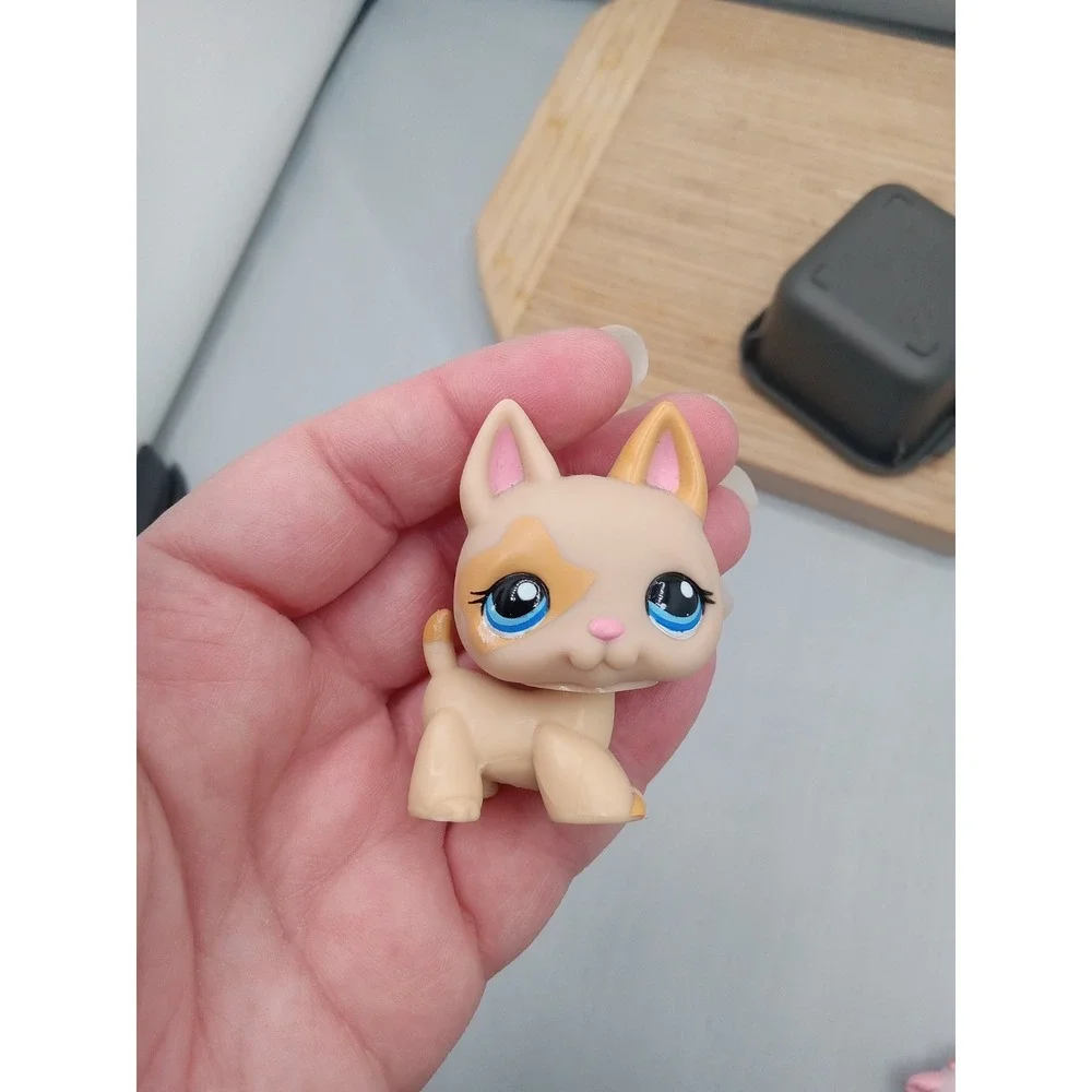 Littlest Pet Shop LPS #1447 Dog Puppy German‎ Shepherd Tan Authentic Hasbro